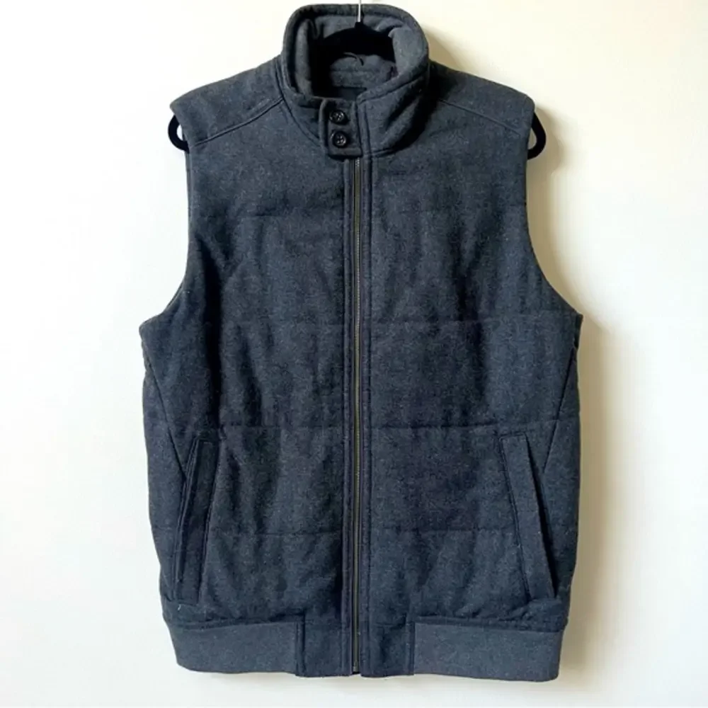 Banana Republic Wool Blend Dark Gray Vest